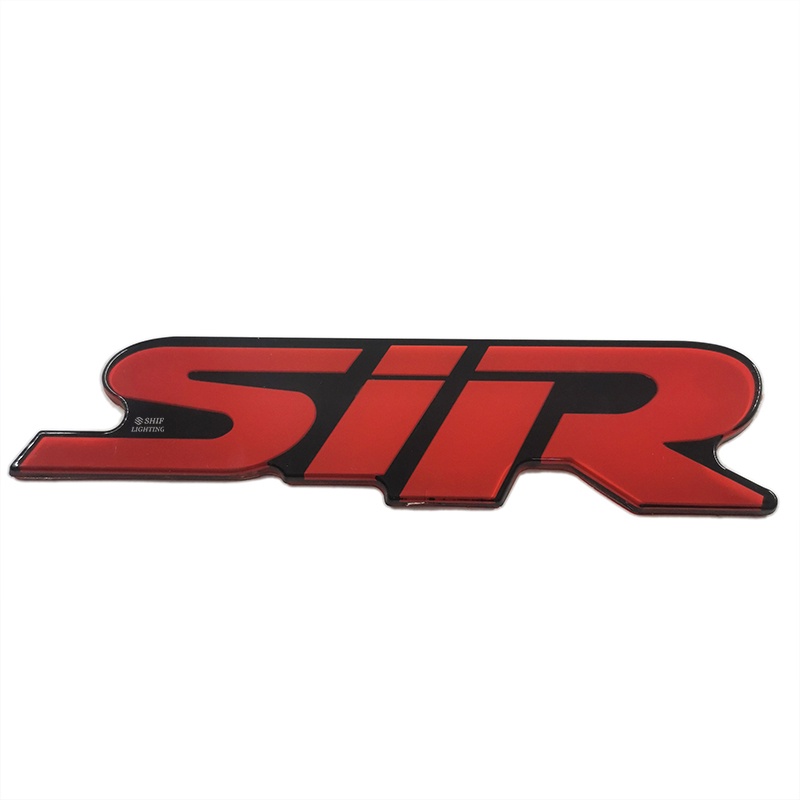 Sir - 1pc Stiker Emblem / Badge Logo SiR Bahan Akrilik Kualitas Tinggi Untuk Dekorasi Mobil