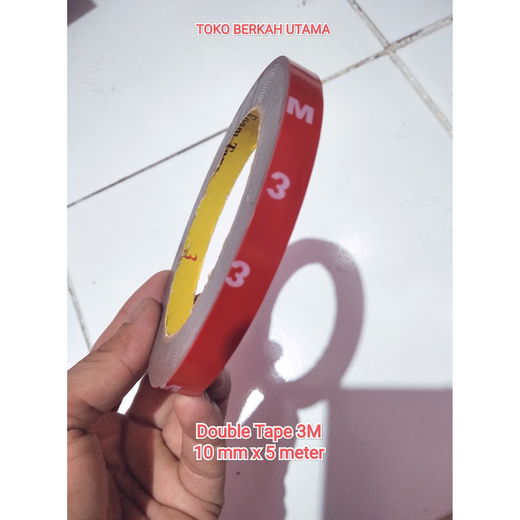 

Double Tape 3M Busa Foam Merah 10 mm x 5 meter