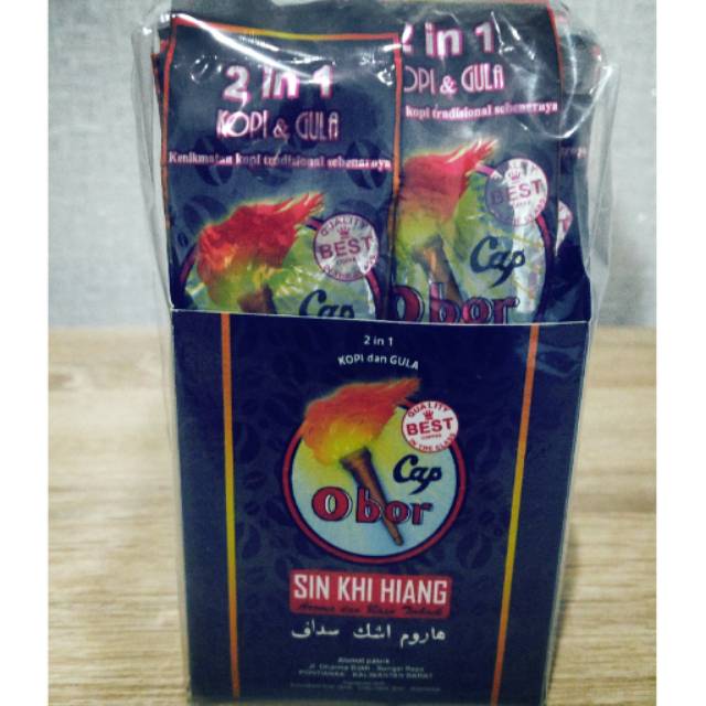 

Kopi obor 2in1 kopi dan gula isi 10pcs free kotak