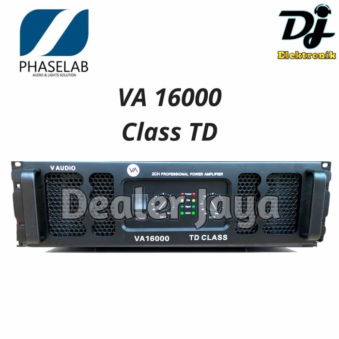 Power Amplifier Phaselab / Phase Lab VA16000 / VA 16000 - 2 channel