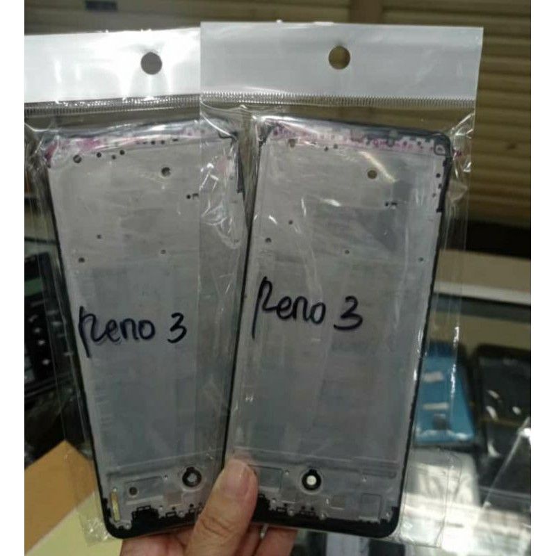 FRAME LCD TULANG LCD OPPO RENO 3 TATAKAN DUDUKAN LCD ORI