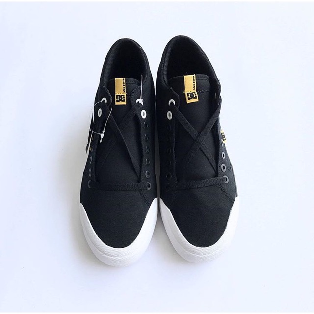 Sepatu DC Evan Smith HI TX Black White Original