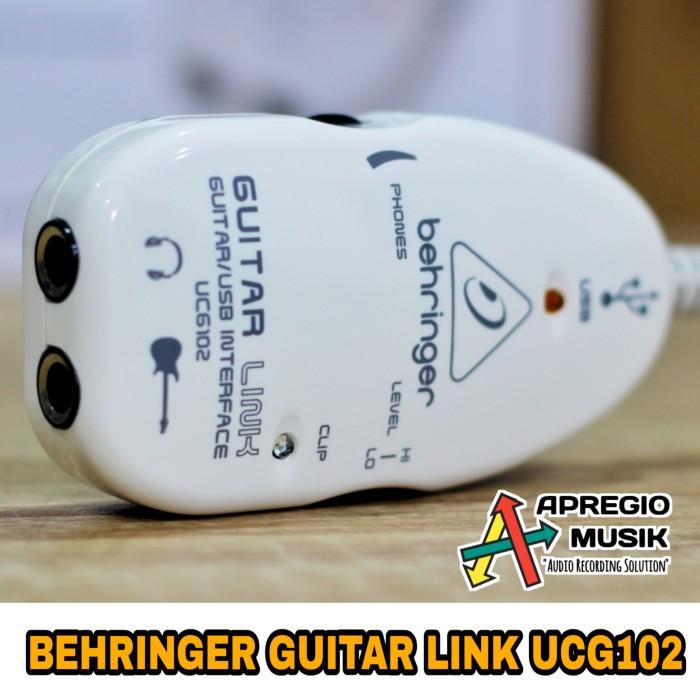 Soundcard Guitar Gitar Link Original Behringer Ucg 102 Low Noise