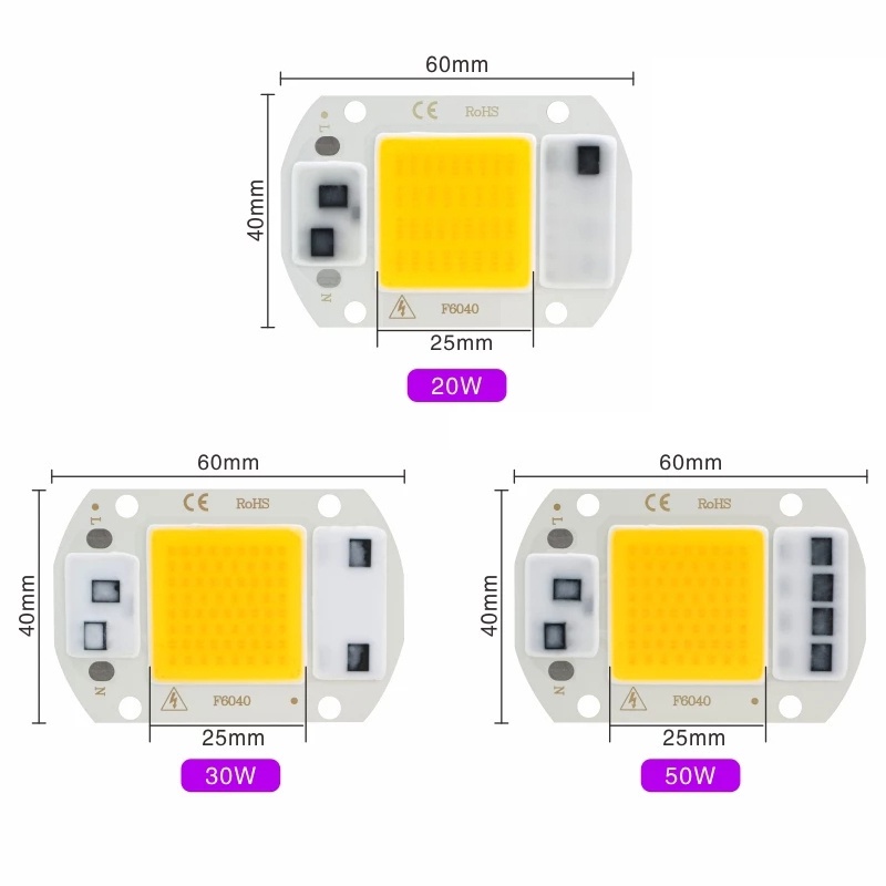 Lampu Sorot COB LED Super Terang Power Saving DIY Untuk Jalan / Lanskap