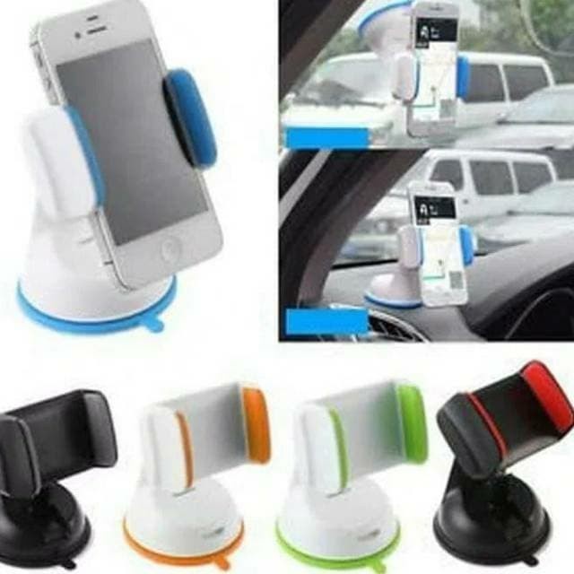 Holder Hp Mobil Silicone Sucker Dudukan Handphone Car Phone Stand Hold Universal Aksesoris Dashboard