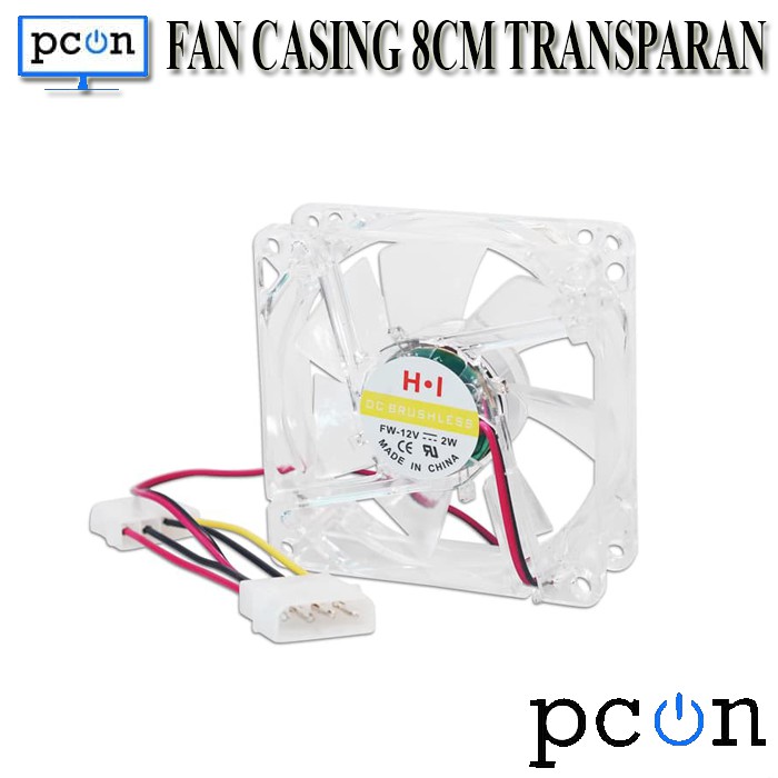 Fan Casing Transparan 8 cm