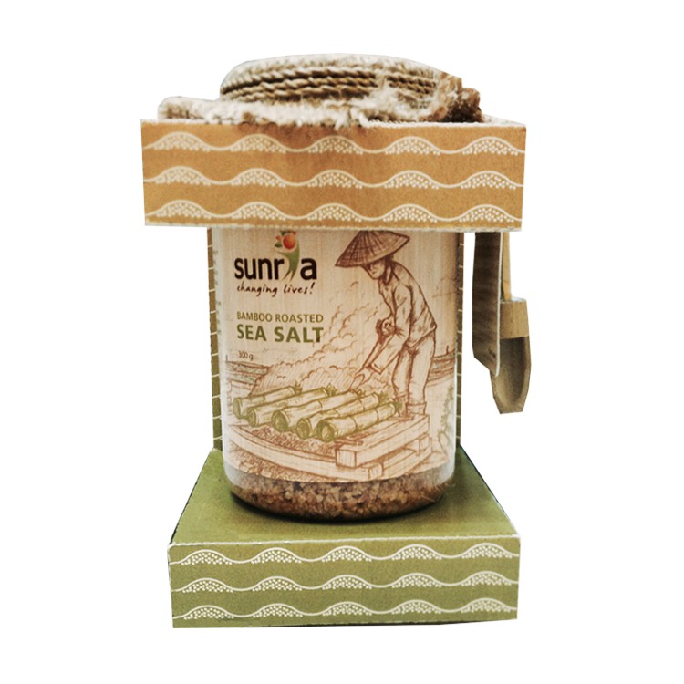 

Garam Laut Halus Bambu Panggang Sunria Roasted Bamboo Salt 300gr