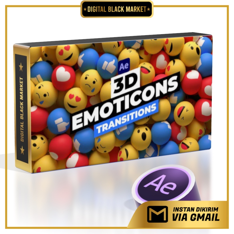 Premium Builder - 3D Emoticons Transitions - After Effects Project Files