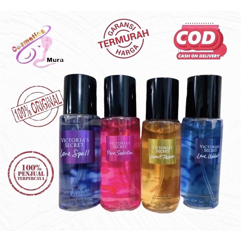 Body mist victoria secret / kemasan kaca body miss victoria secret