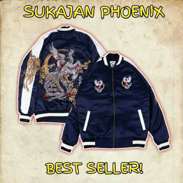 alsize HITAM PUTIH MERAH BIRU KUNING MOTIF ATAU POLOS / Sukajan Phoenix / Sukajan Murah Original