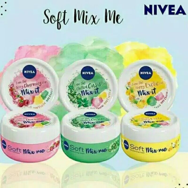 Nivea Soft Mix Me Krim Pelembap 100 Ml