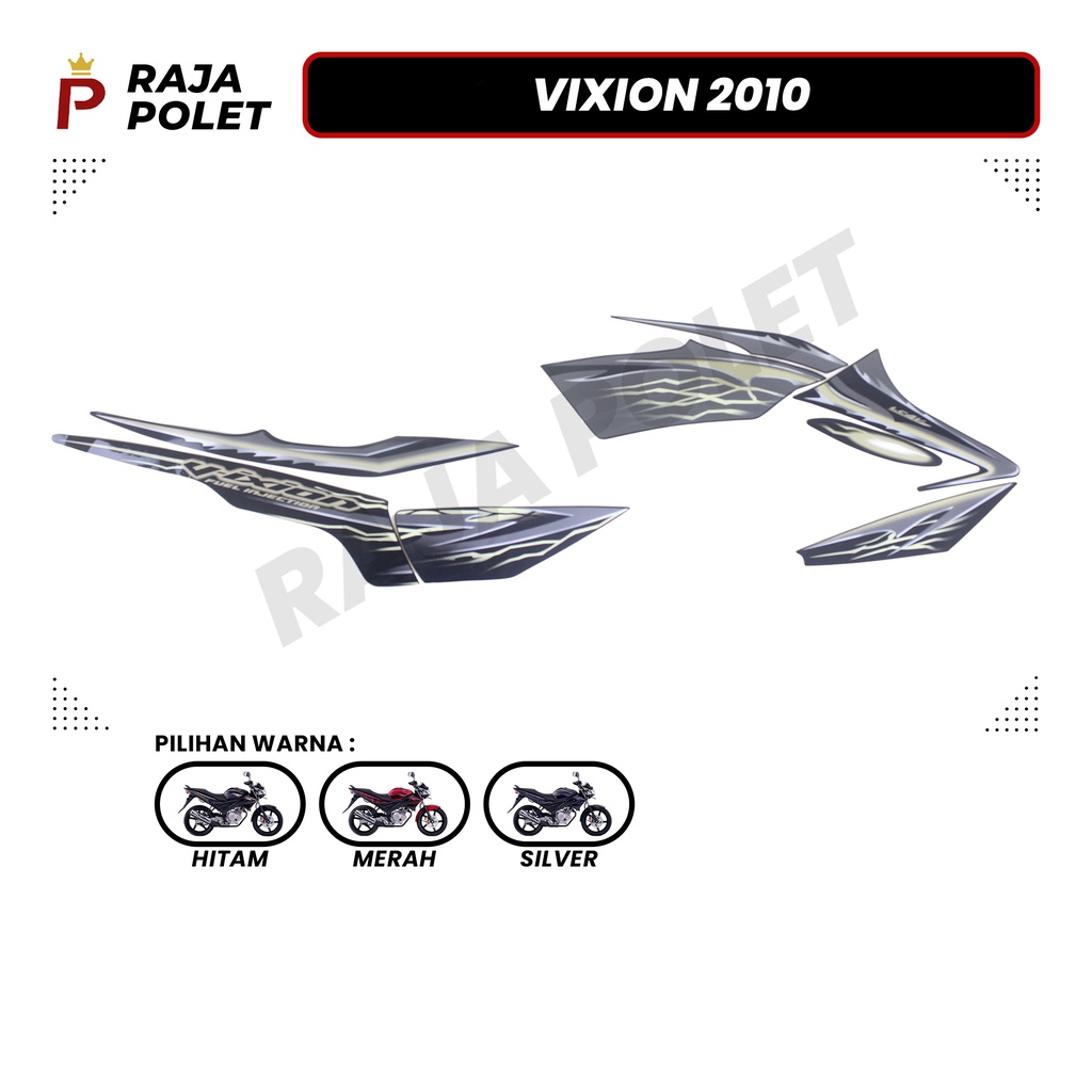 STRIPING STIKER MOTOR VIXION 2010 (1SET) [Raja Polet]