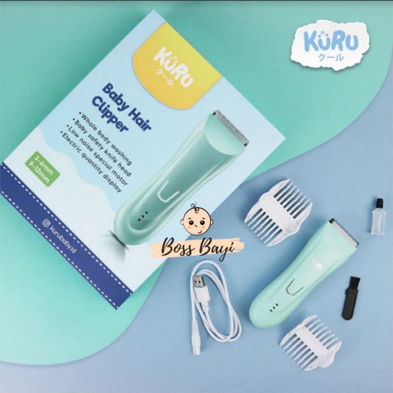 KURU Electric Baby Hair Clipper - Alat Cukur Rambut Bayi / Hair Trimmer