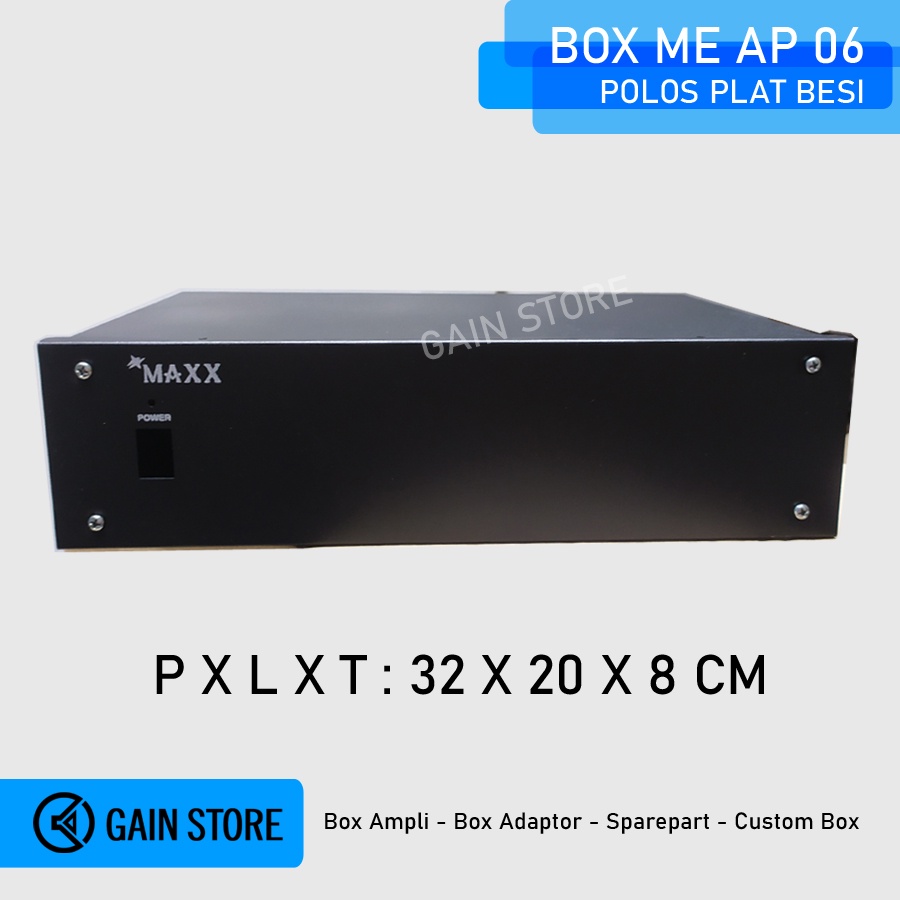 Jual BOX AMPLI AMPLIFIER ME AP 06 POLOS Shopee Indonesia