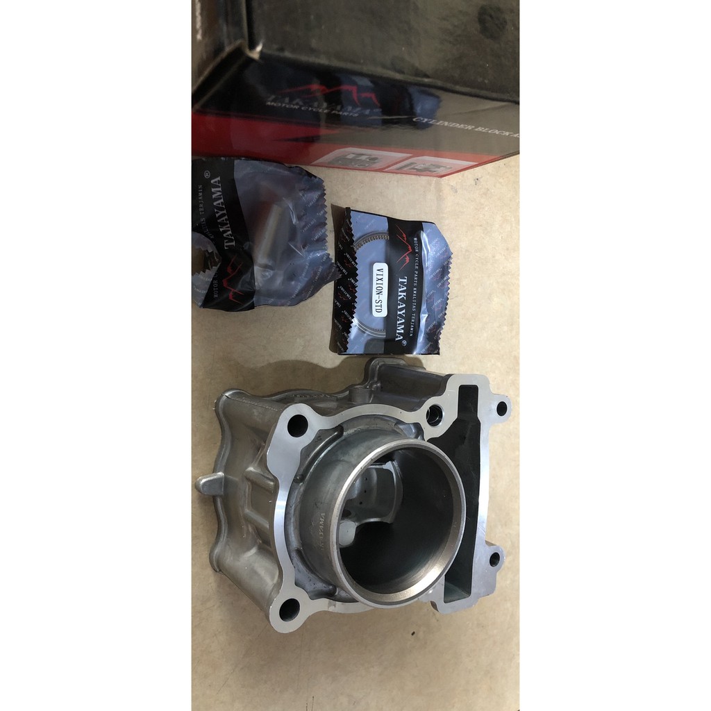 CYLINDER BLOCK SEHER PLUS PISTON DAN RING YAMAHA VIXION LAMA / MX KING