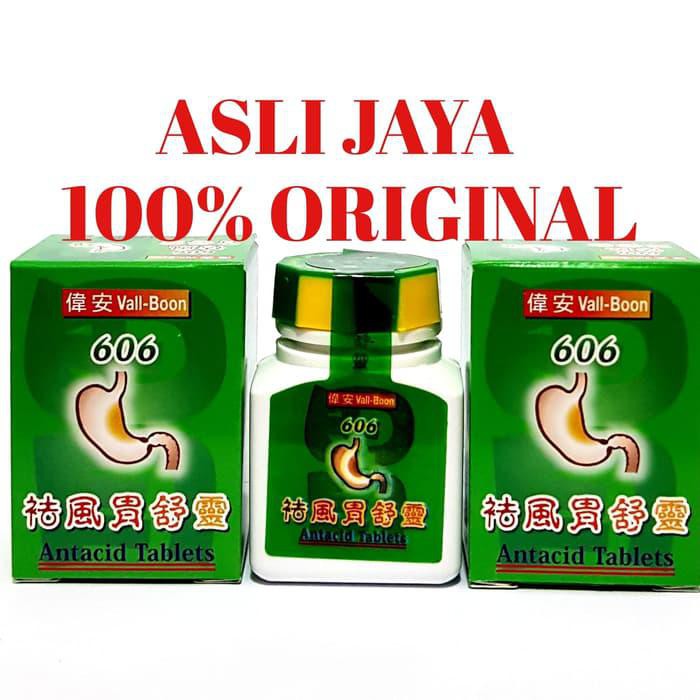 

TERBUKTI AMPUH VALL-BOON 606 ANTACID TABLET - OBAT MAAG,NYERI & ASAM LAMBUNG HERBAL !!!