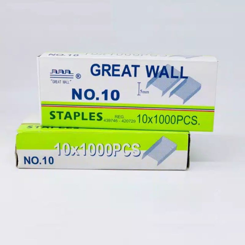 

Isi Staples GREAT WALL NO. 10