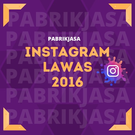 Akun Instagram IG TUA Lawas Tahun 2016