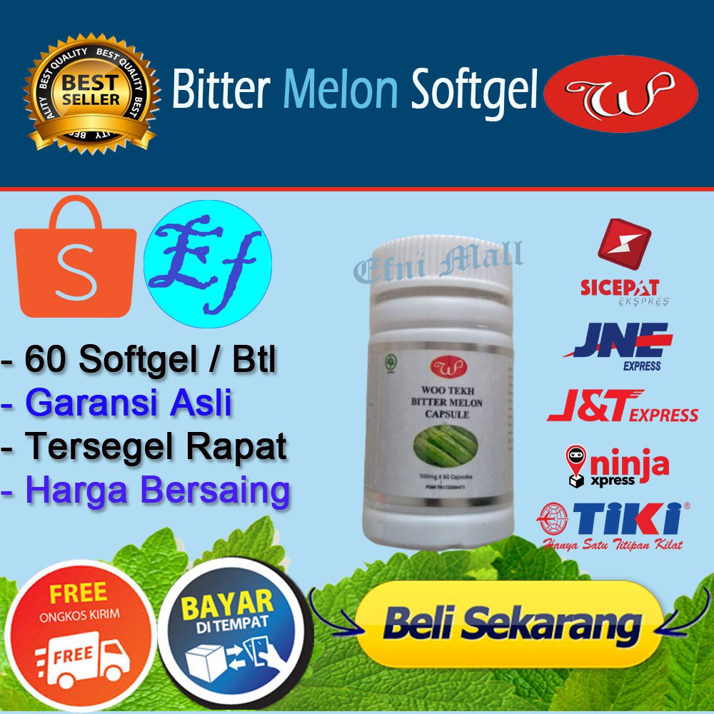 

Woo Tekh Bitter Melon Original - Asli - Herbal - Stok Terbaru - Promo