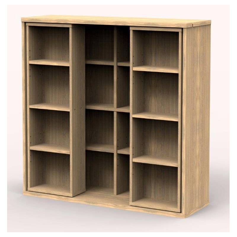

JYSK Rak Buku Bookcase Sliding Fischer 90X29X92CM Grand Oak
