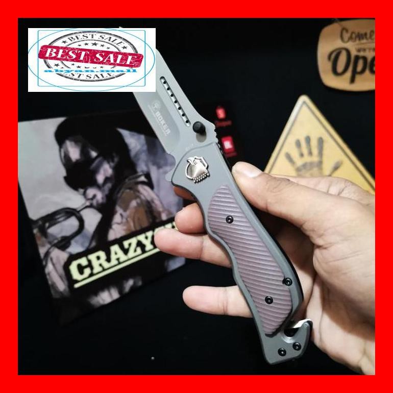 Akssports50 Pisau Lipat Boker Special Edition C117 / Pisau Lipat 440Skj