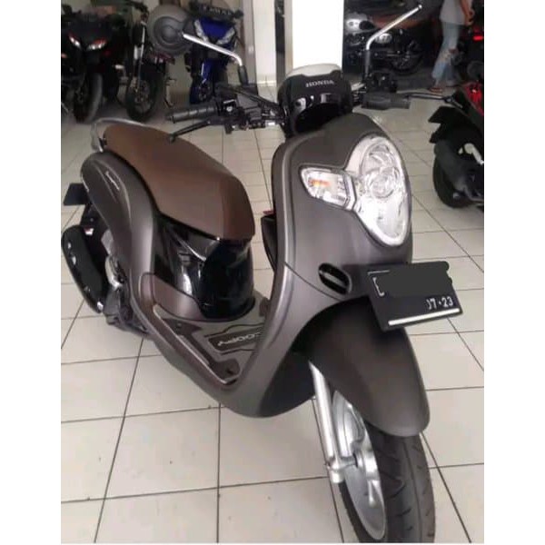 spakbor depan scoopy esp new k93 2017 2018 coklat doff non original