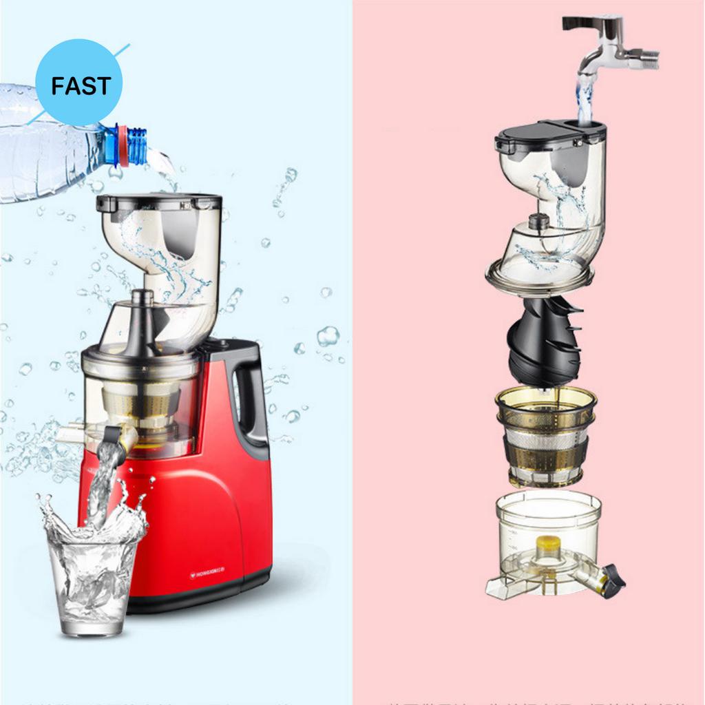 [Garansi 12 bulan] X2000 SLOW JUICER 99% Fresh Fruit Juice, Blender Jus Pemisah Ampas, Juicer Serbaguna Tanpa Ampas