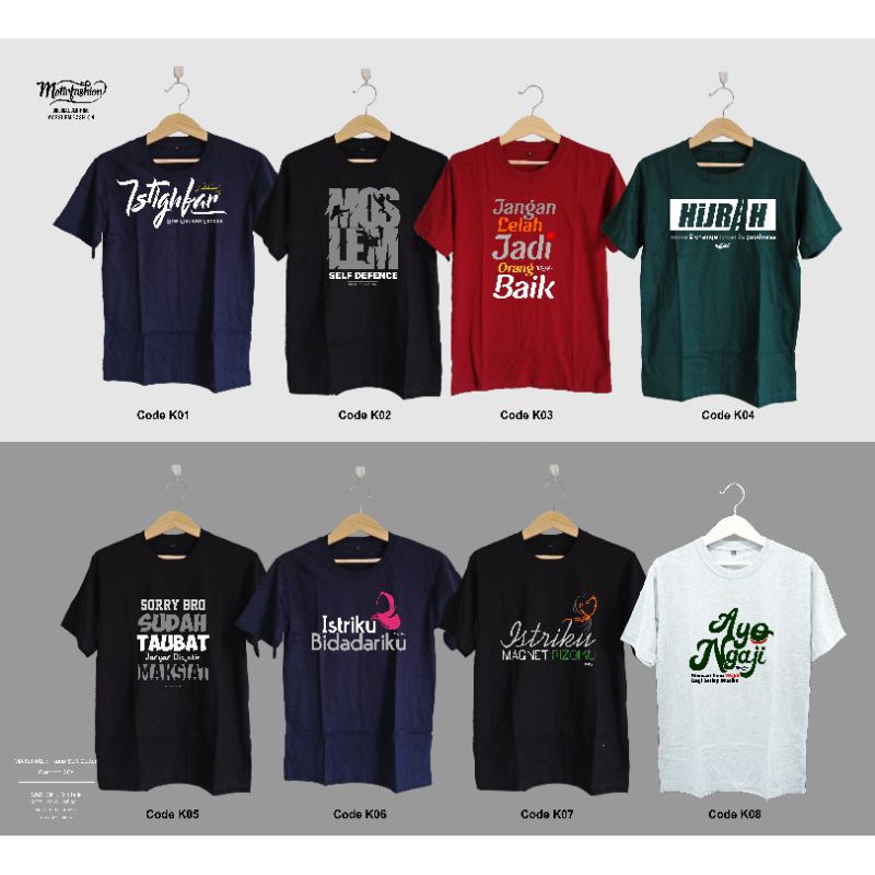 Reseller kaos dakwah M L XL