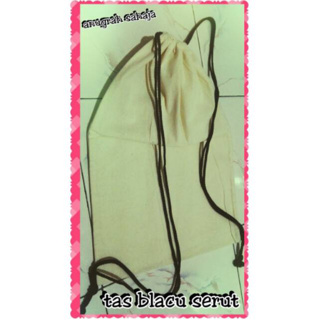 Tas Blacu Serut Polos