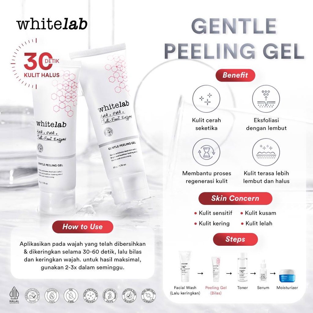 Whitelab Gentle Peeling Gel 50gr