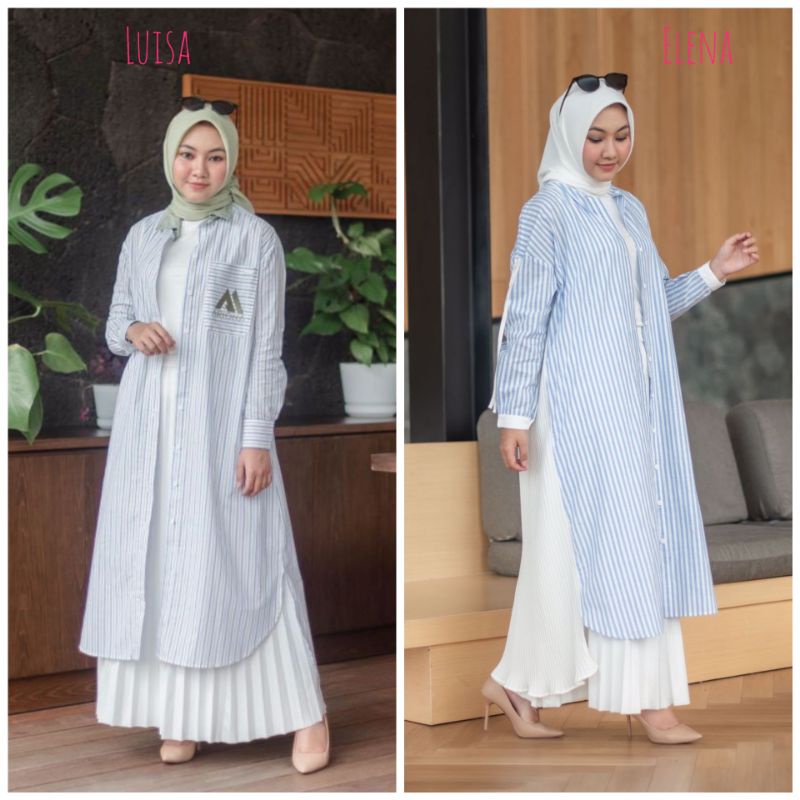 Elena Luisa long tunic tunik ariona