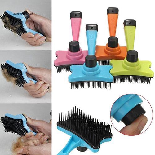 Sisir Grooming Profesional Untuk Bulu Anjing / Kucing