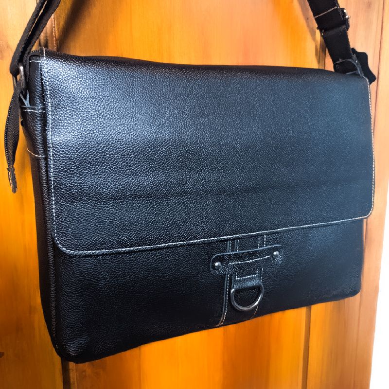 Tas laptop kulit asli pria bahan kulit asli