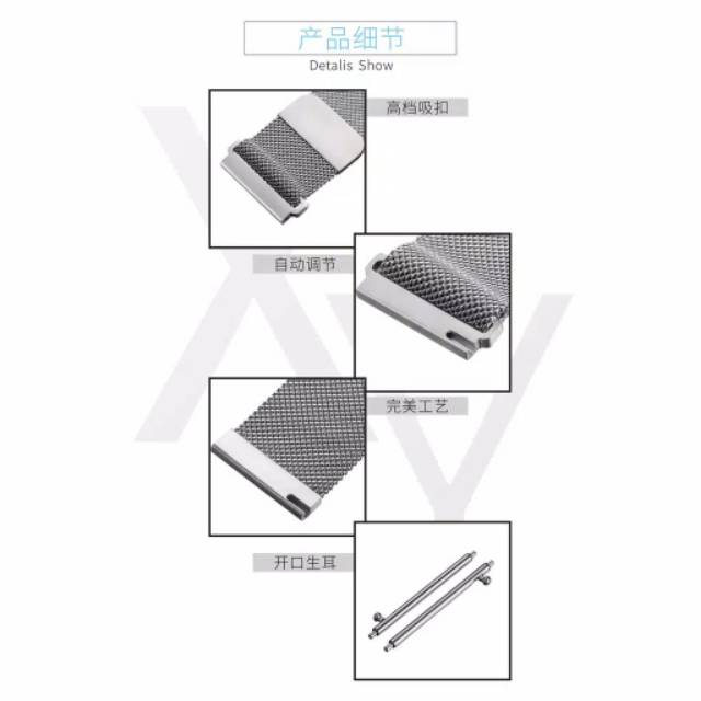 Milanese Loop Magnet Strap samsung galaxy watch 46mm Gear S3 Amazfit stratos GTR 47mm mi watch Huawei Watch gt 2 3 46mm pro 2e tali jam 22mm