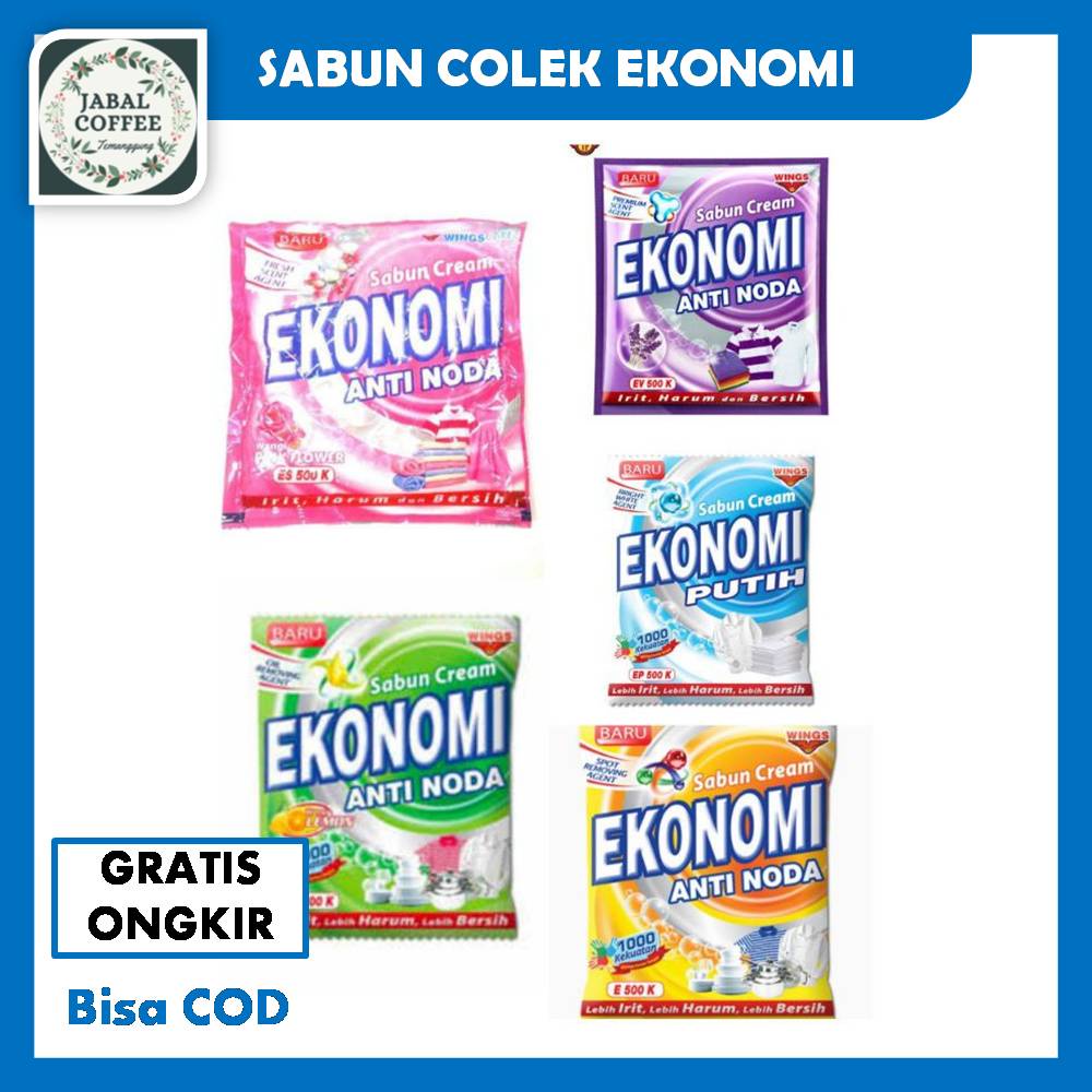 Sabun Colek Ekonomi / Sabun Cream Ekonomi Anti Noda E200K E350K E500K / Sabun Colek Wings BiruJ32