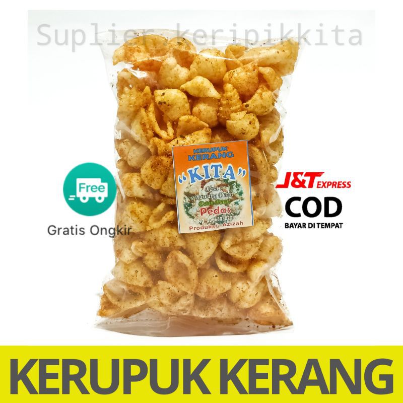 

Cemilan kerupuk kerang pedas kita - makanan ringan - sneck - jajanan - kerang - pedas - kita