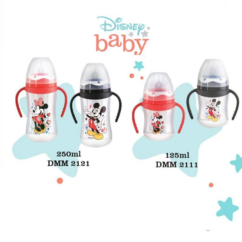 Lusty Bunny Disney Baby Bottle With Handle - Bottle Susu Bayi 125ml/250ml (DMM-2111/2121)