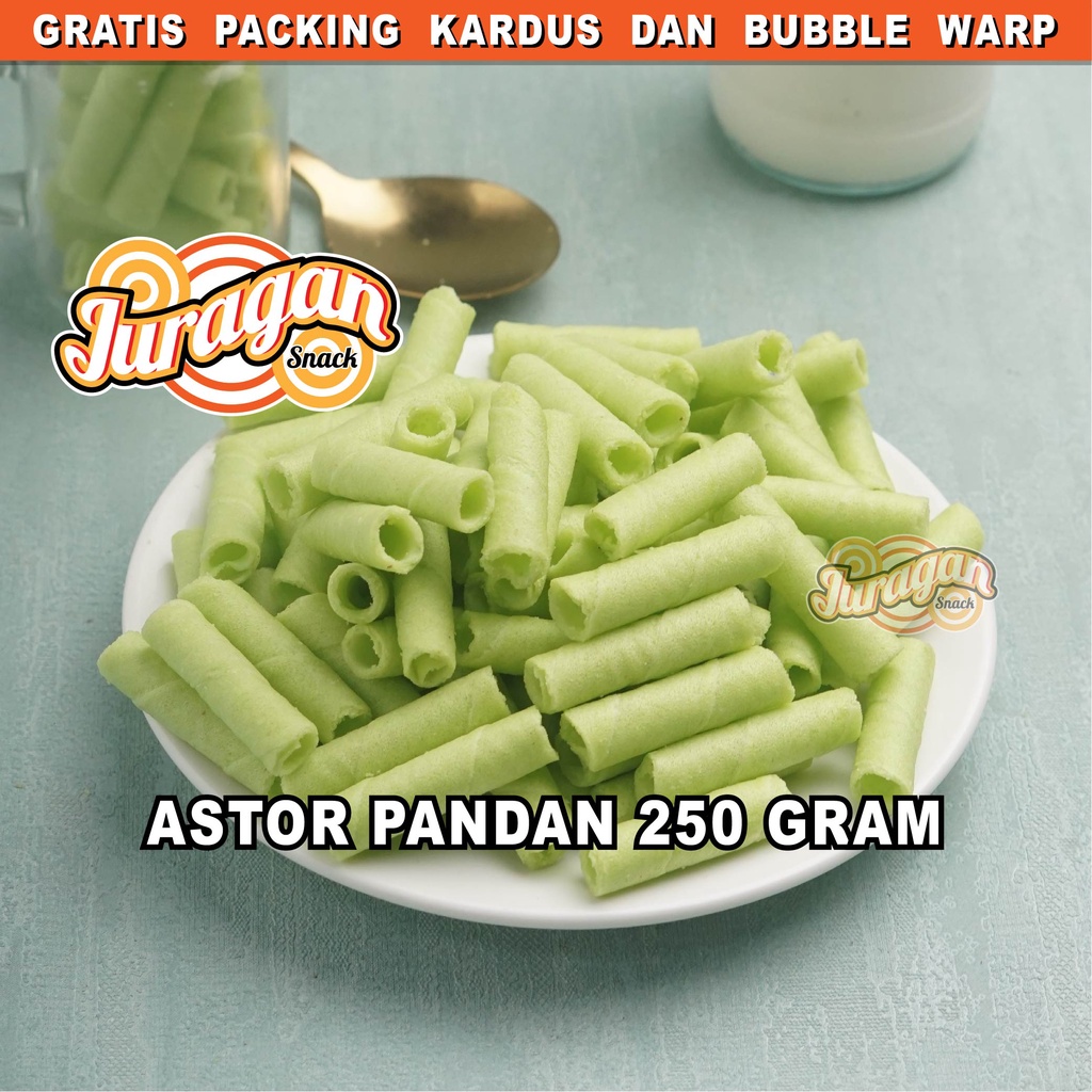 

ASTOR PANDAN 250 GRAM snack kiloan makanan ringan jajanan cemilan camilan wafer manis murah