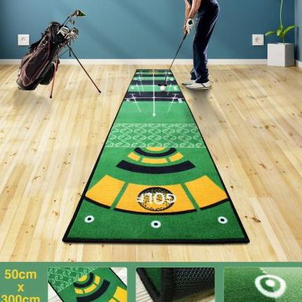 Golf Practice Putting Mat Karpet Latihan Putting - A