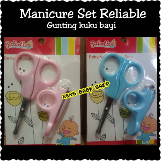 Manicure set Reliable gunting kuku bayi