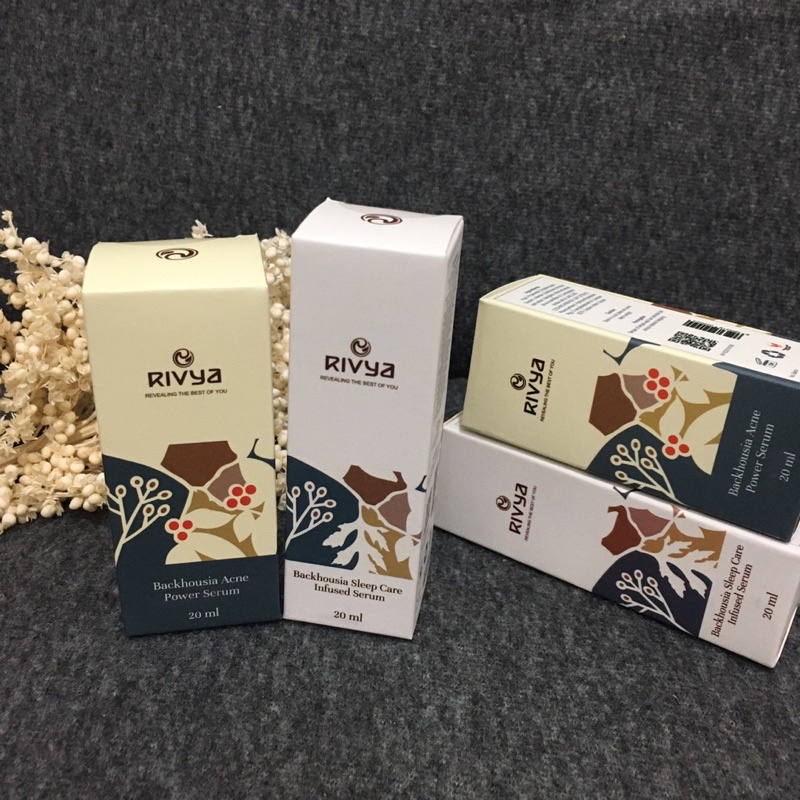 Rivya Backhousia Acne Power Serum / Rivya Backhousia Sleep Care Infused Serum