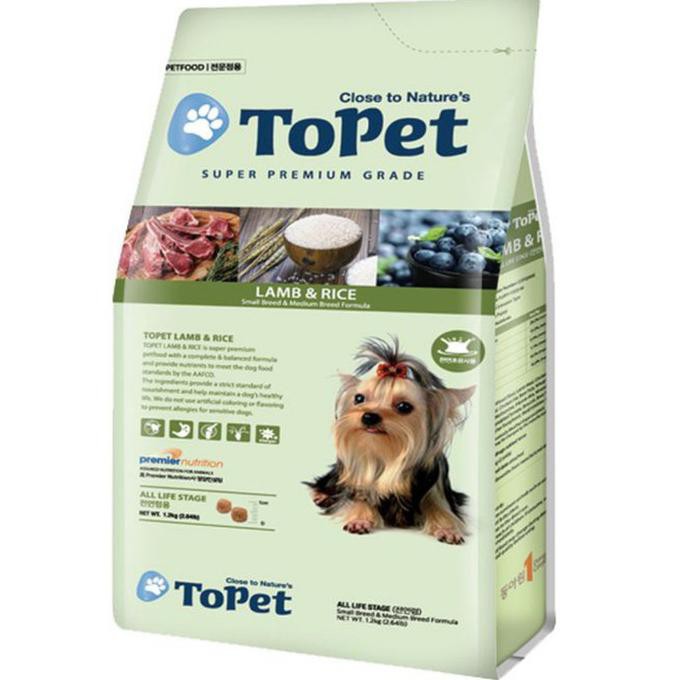 

sajo korea topet lamb & rice dogfood 1.2 kg