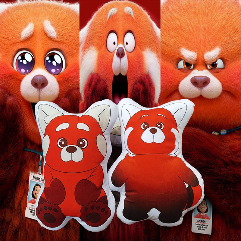 Turning Red Panda Mei Plush Pillow Doll Cartoon Bear Kawaii Raccoon Cute Toys