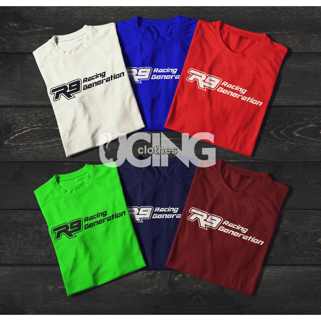 Kaos Baju R9 Racing Generation Kaos Otomotif