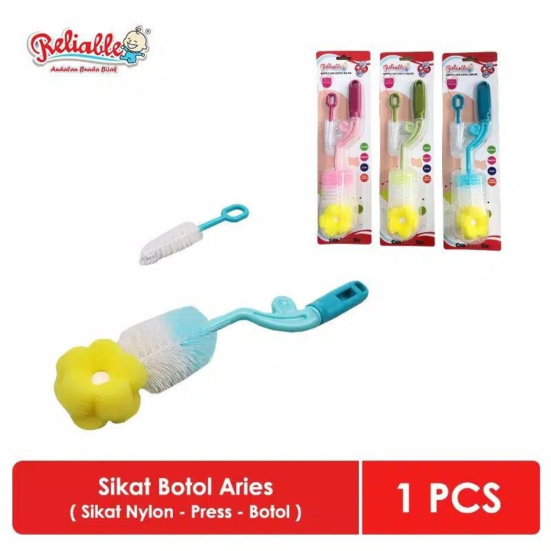 Reliable Bottle and Nipple Brush Aries Sikat Botol 7804