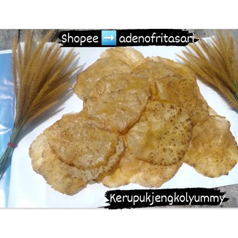 

WAJIB BACA DESKRIPSI !!! MURAH!! JUMBO 1KG Kerupuk jengkol yummy /kerupuk jengkol minang / kerupuk jengkol besar