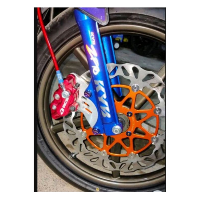 BRACKET MIO KALIPER RCB SHOCK KYB /BREKET MIO (FREE STIKER)