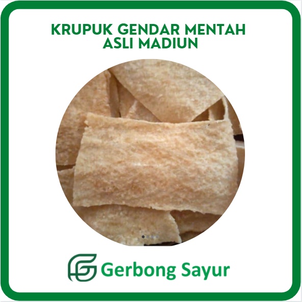 

Kerupuk Gender Mentah Asli Madiun - 500 gram