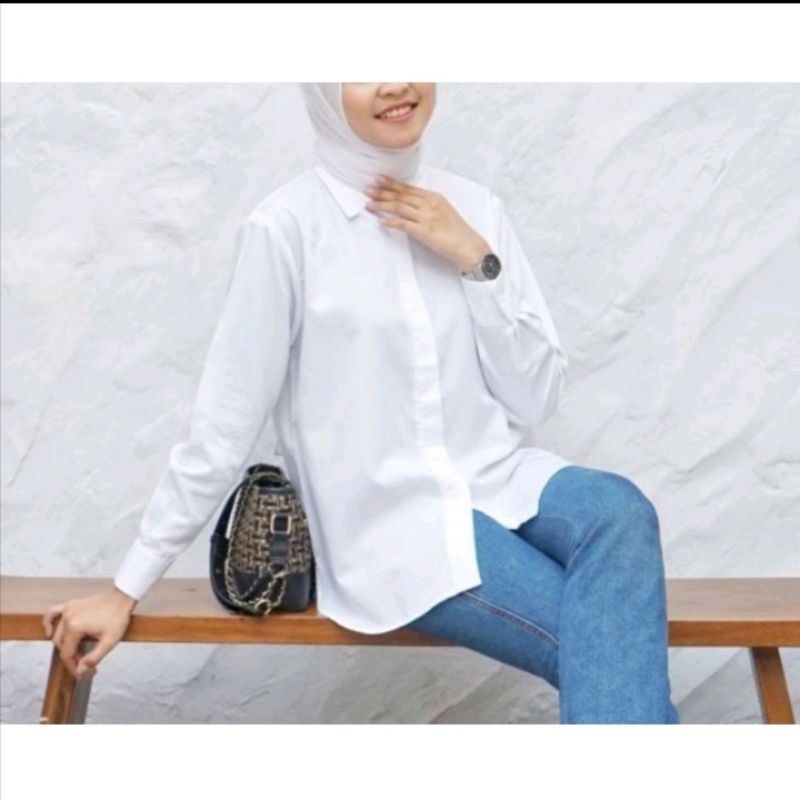 Kemeja Kantor Putih Wanita Kemeja Putih Wanita Kemeja Putih Polos Wanita