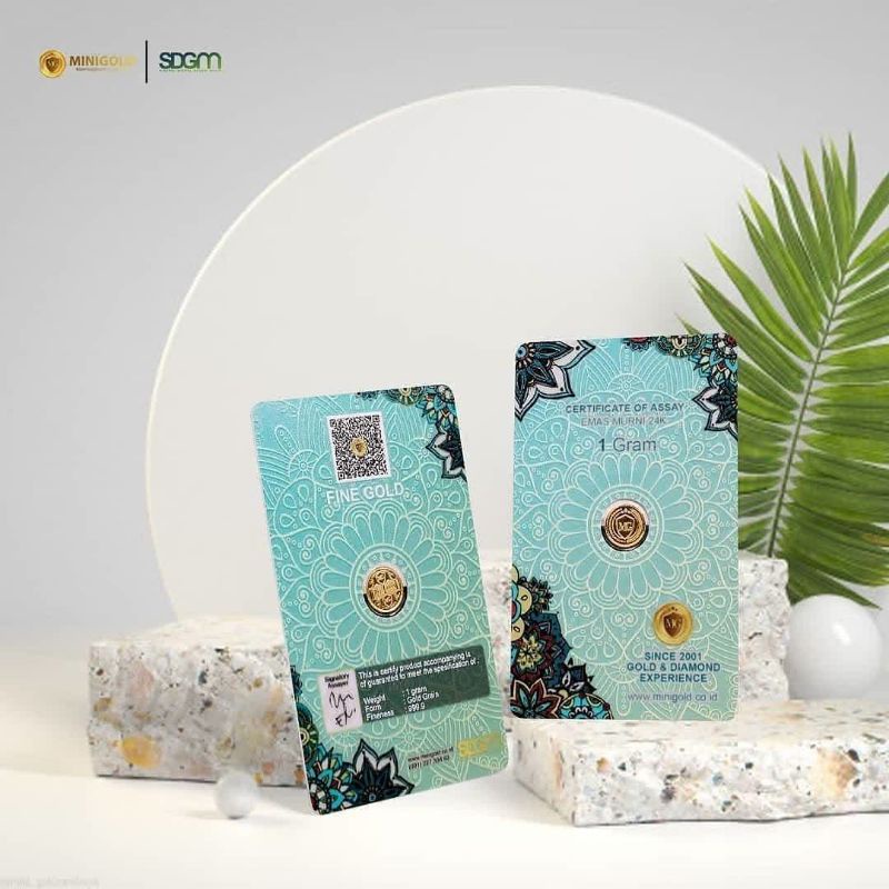 Mini Gold 1 Gram emas murni 24 karat